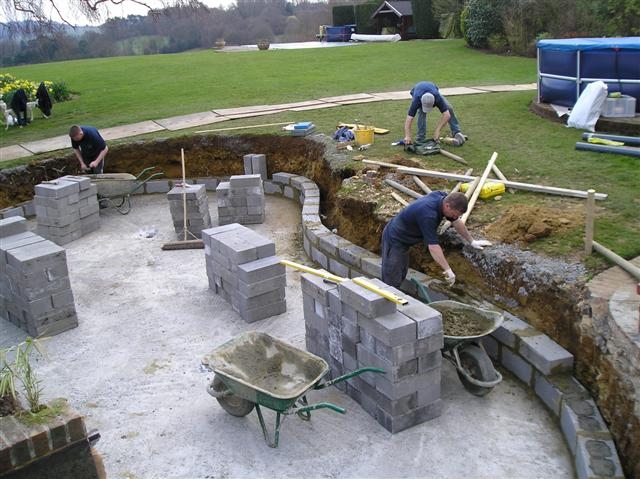 Koi Pond Construction