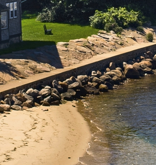 Seawall Construction in Milford, MI | Pond Place of Michigan - seawall1